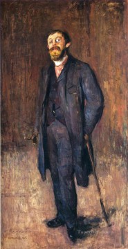  Jensen Painting - portrait of the painter jensen hjell 1885 Edvard Munch